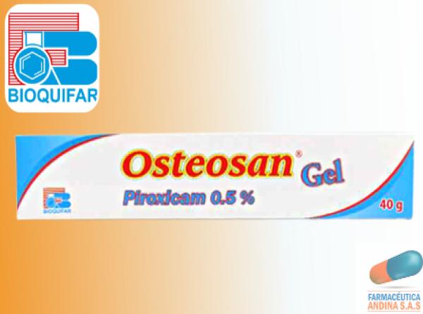 PIROXICAM GEL 0 5 TUBO X 40 GM OSTEOSAN