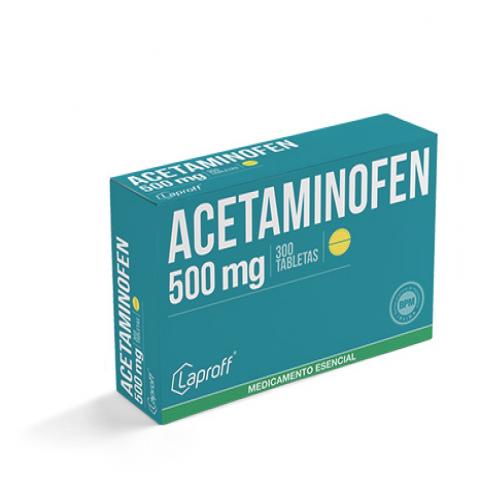 ACETAMINOFEN 500 MG CAJA X 300 TAB