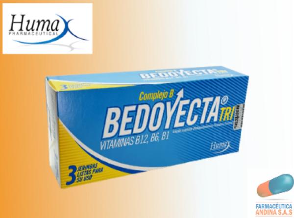 INYEC COMPLEJO B (BEDOYECTA TRI) FCO X 2ML X 3 JERINGAS