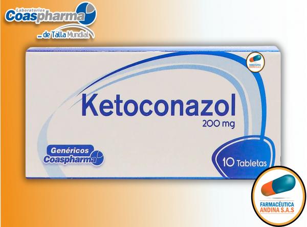 KETOCONAZOL 200 MG CAJA X 10 TABLETAS COASPHARMA