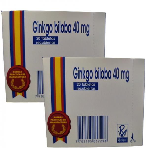 GINKGO BILOBA 40 MG CAJA X 20 TAB RECIPE