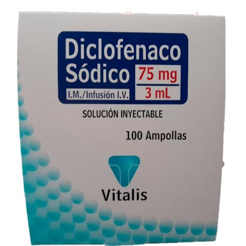 DICLOFENACO 75 MG/3ML CAJA X 100 AMP