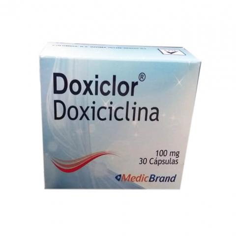 doxiciclina 100 mg 30 capsulas